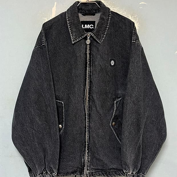 LMC 엘엠씨 남자 데님자켓 블루종 춘추 오버핏 M 100-105