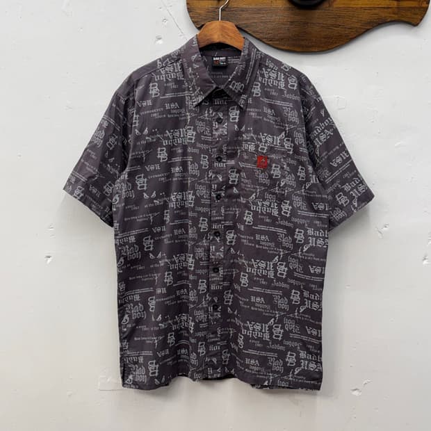 배드보이 올오버 그래픽 반팔 셔츠 [3L]