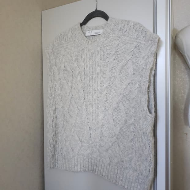 이로 IRO 알파카 케이블 니트 베스트