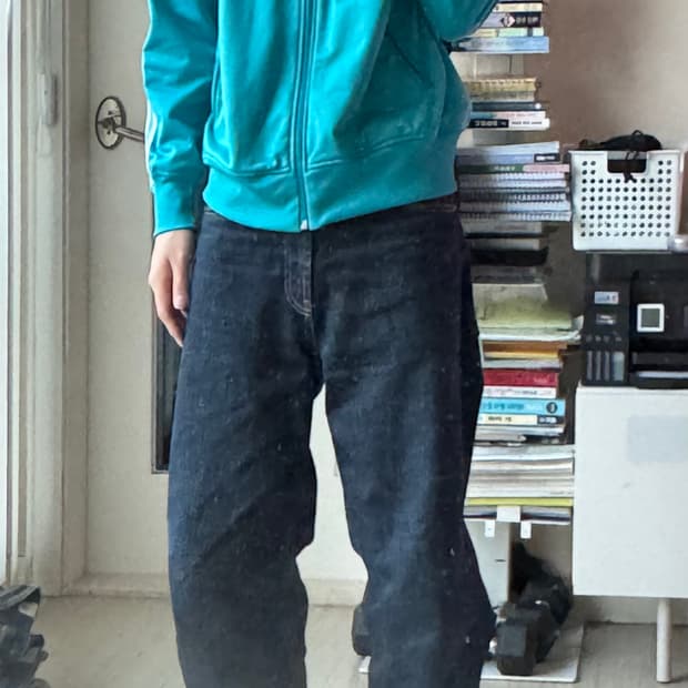 아디다스 파이어버드 트랙탑 하늘색 s