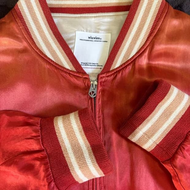 비즈빔 visvim 더글라스 자켓 레드