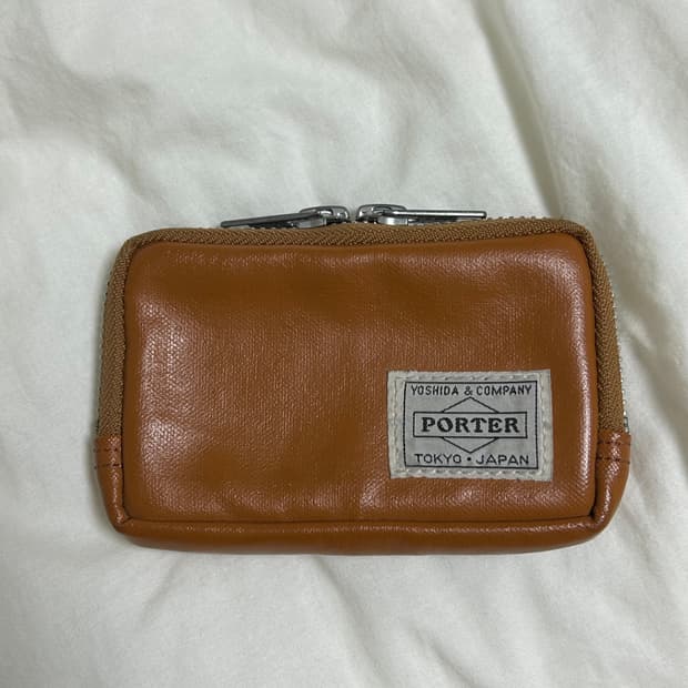 포터 코인케이스 브라운