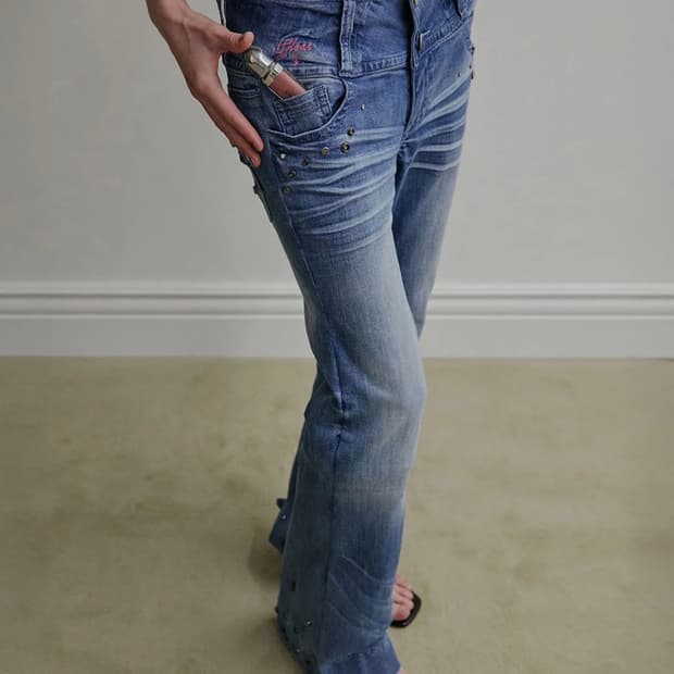 스컬프터 DIY Bootcut Denim Ice Blue