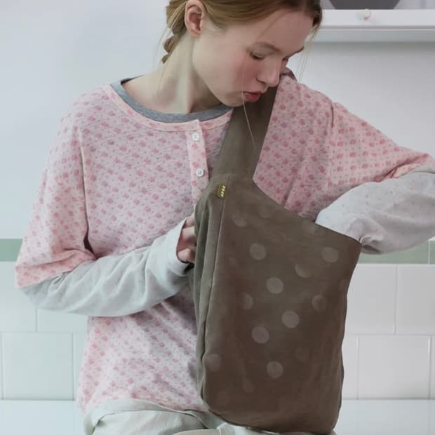 Dotted Reversible Day Bag [2 Color]