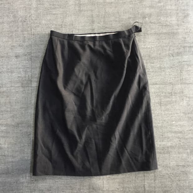 일본빈티지 Phiton 달천깔페어리 미디스커트 블랙