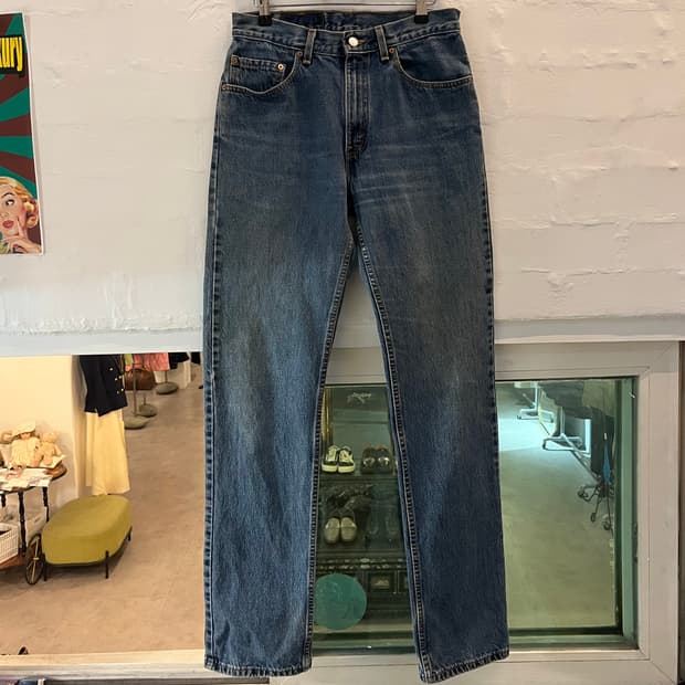 Levis 505 레귤러 스트레이트 데님 진 32x36