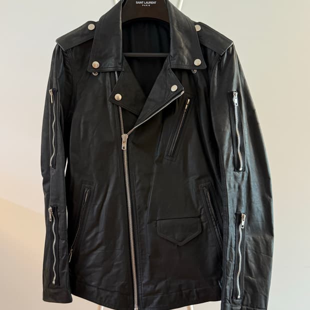 카프 레더 라이더 자켓