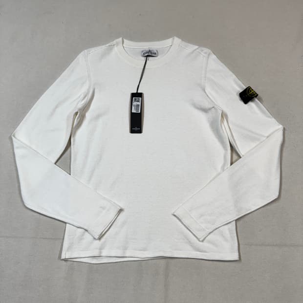 여S) 스톤아일랜드 주니어 와펜 롱슬리브 코튼 니트 정품