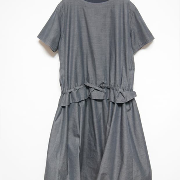 Y's 요지 야마모토 유니크한 상하 분리 원피스