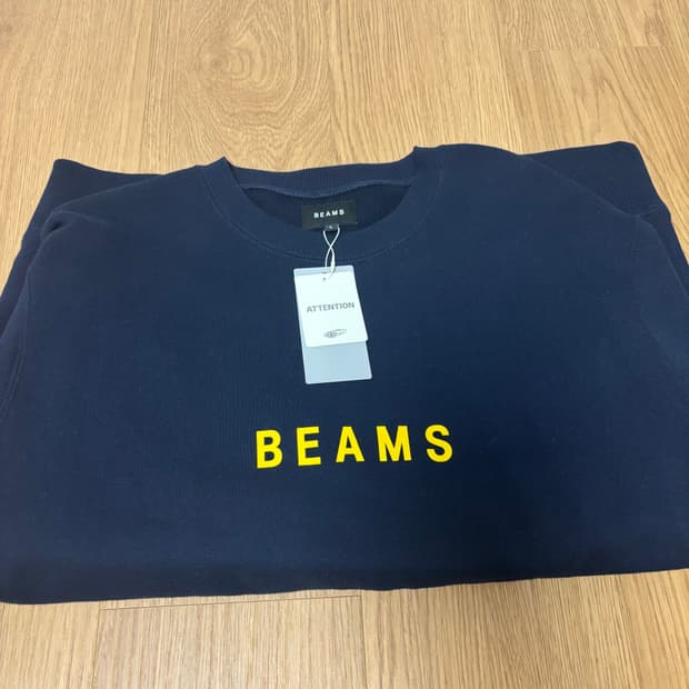 빔즈 네이비 맨투맨 새상품