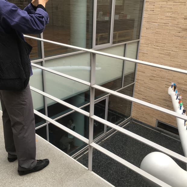 Vintage washed work jacket(Violet blue)