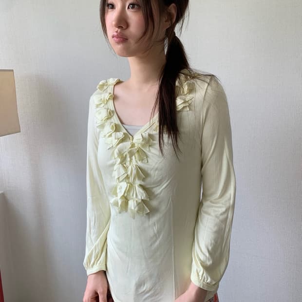 lemon frill top