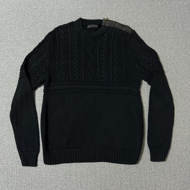 폴로 랄프로렌 가죽패치 니트 L