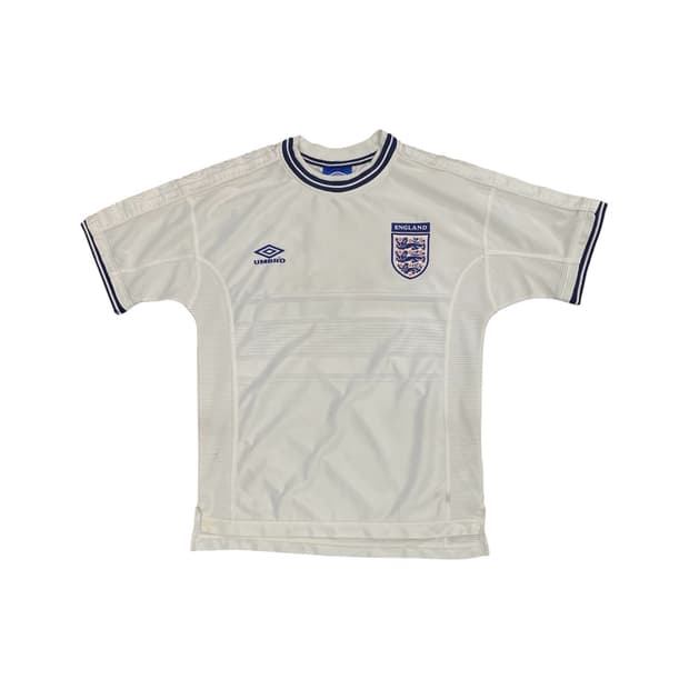 Umbro 99-01 시즌 잉글랜드 홈 유니폼 져지 티셔츠