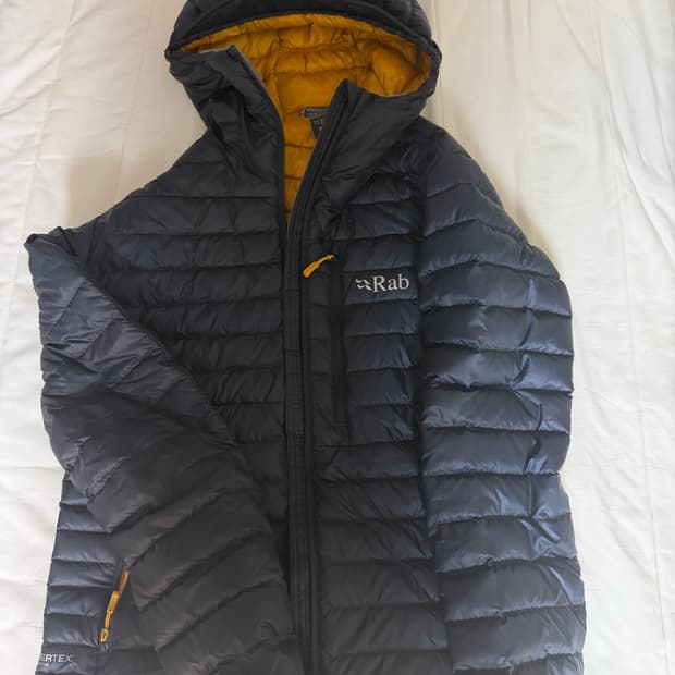 Rab 마이크로라이트 알파인 자켓 벨루가 xs