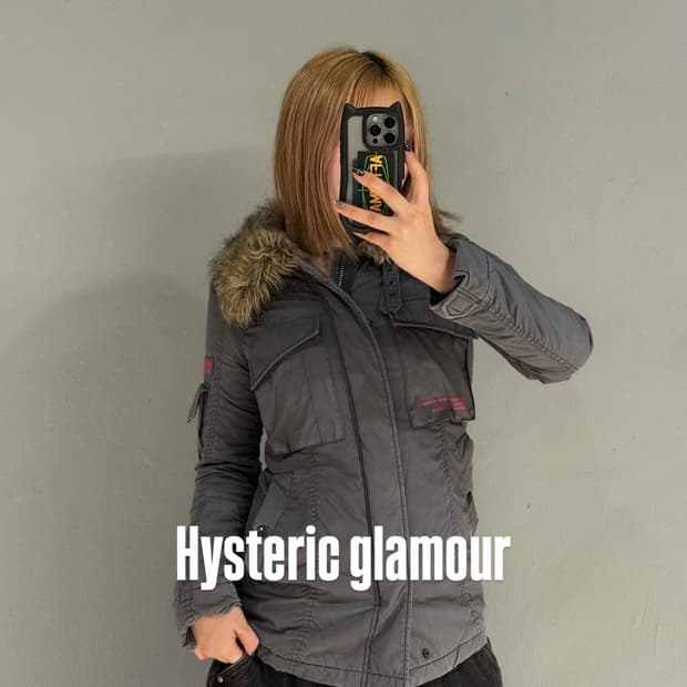 Hysteric glamour neck buckle parka