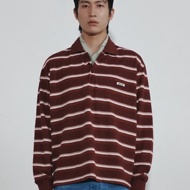 호이테 스트라이프 카라티 레드 M