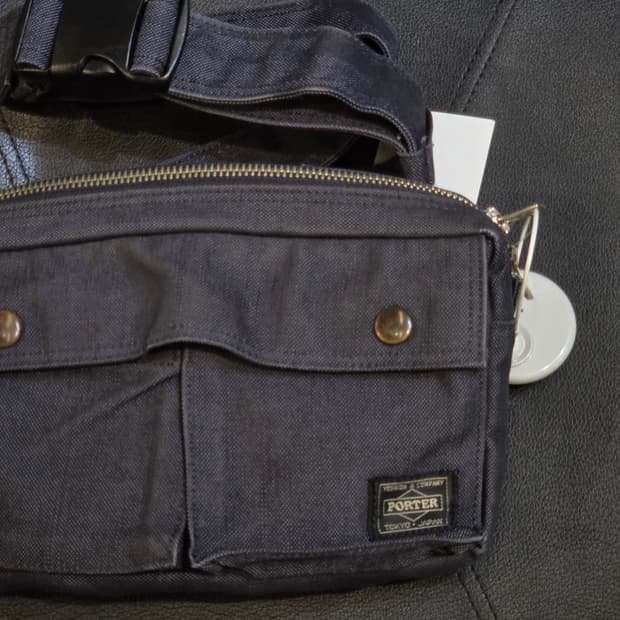 PORTER 포터 진청 힙색💯 