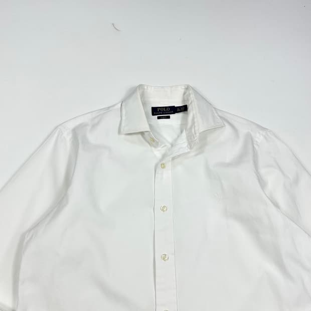 폴로 랄프로렌 포니 클래식 화이트 셔츠 (M)