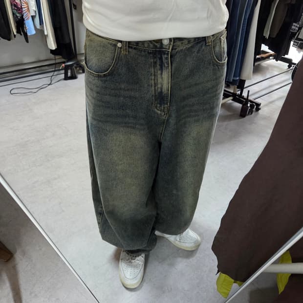 [만원샵) 스탠다드에러 워싱데님