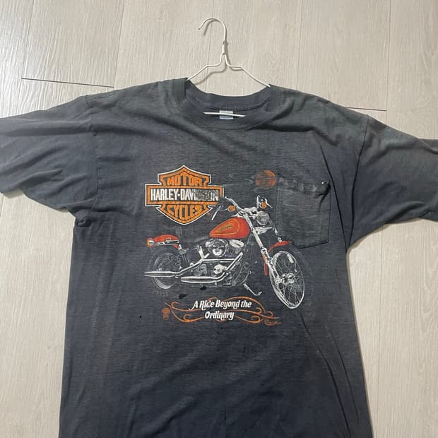 80s harley davidson / bike t shirt 3xl