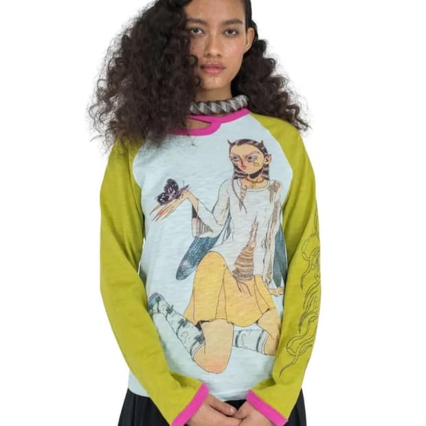 키코 x 헤븐 티셔츠 L