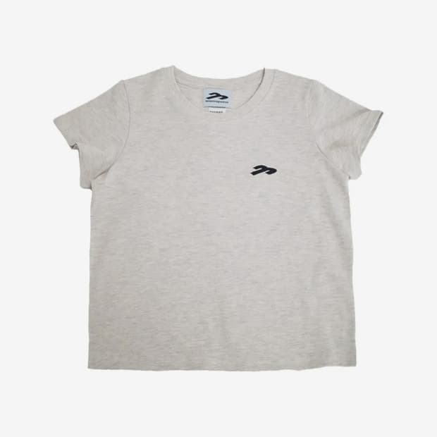 혼 아플리케 티셔츠 아이보리 (우먼)