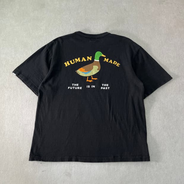 100 휴먼메이드 그래픽 반팔 티셔츠
