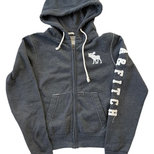 아베크롬비 회색 후드집업