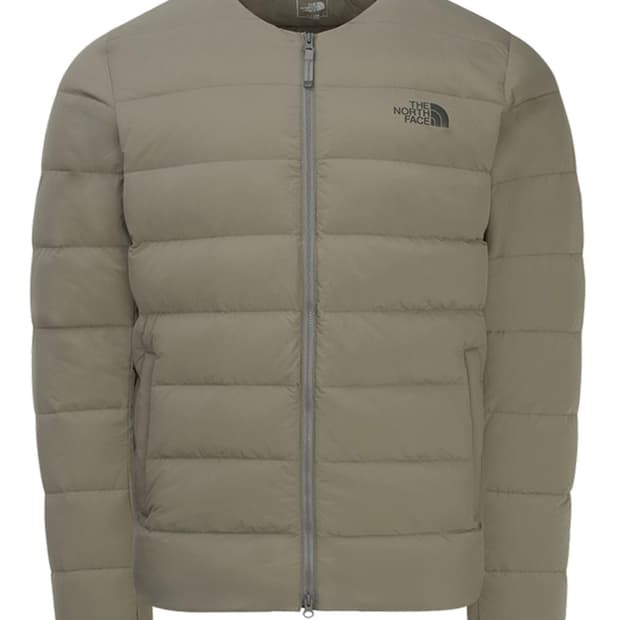 노스페이스 포플러 다운 가디건 RDS 그레이시 카키