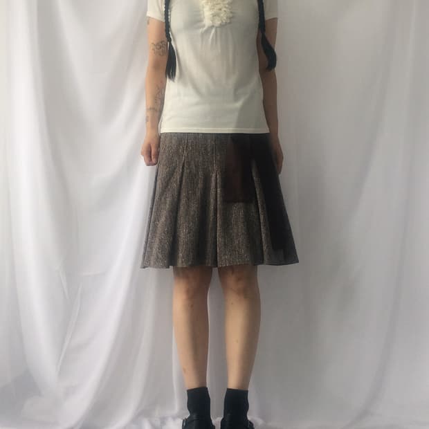 Frill trimming t shirt