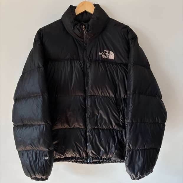 노스페이스 700 블랙 눕시 패딩