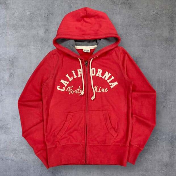 후아유 스펠아웃 빅로고 후드 집업