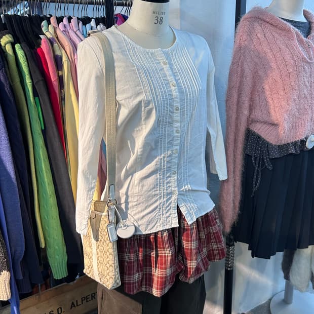 Vintage Mori Girl White Shirts