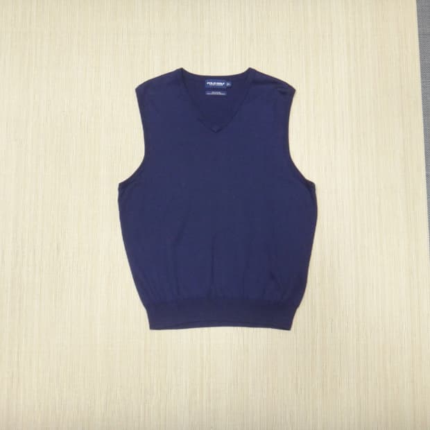 (XL/105) 폴로골프 남성 브이넥 니트 조끼