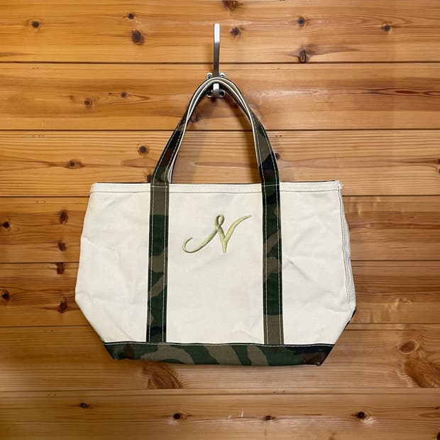 [R/S] LLbean USA camo boat and tote bag 