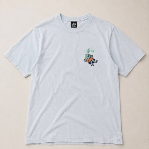 stussy 스투시 보블헤드 그래픽 백프린트 반팔