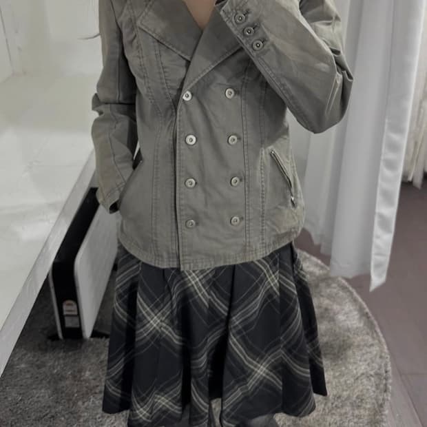 pneumaire 'dubble button hood jacket' 