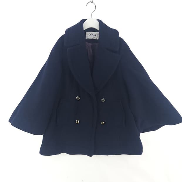 [여85]오즈세컨 울캐시미어 케이프 코트[Y5C-202]