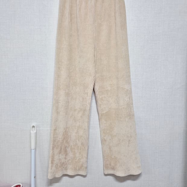 아이보리 골덴바지