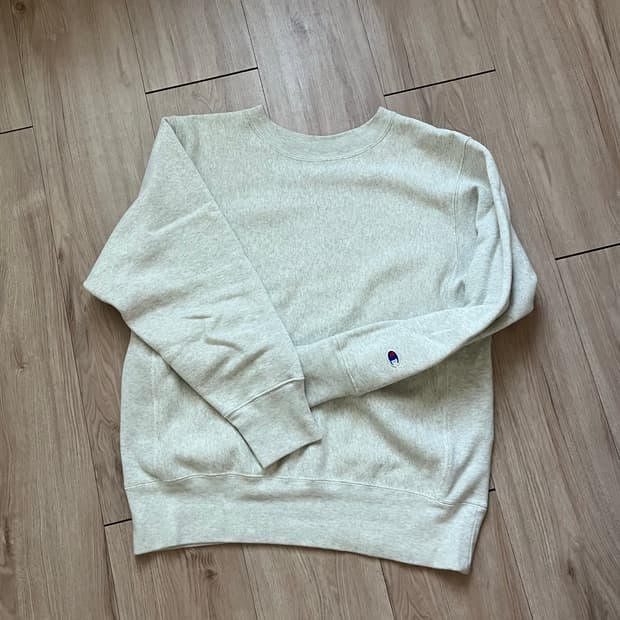[XL]챔피온 리버스위브 스웻셔츠 오트밀 입니다.