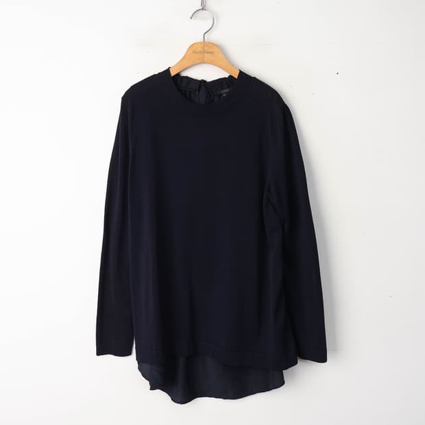 55/COS 실크 코튼 탑