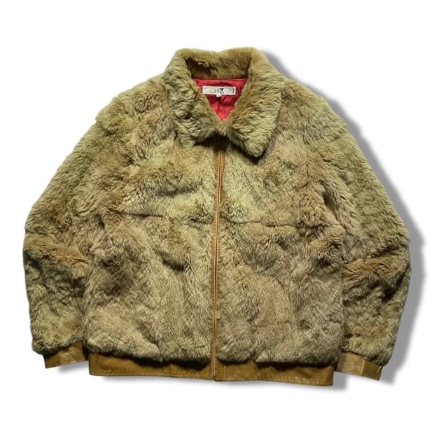 빈티지 양가죽 퍼자켓