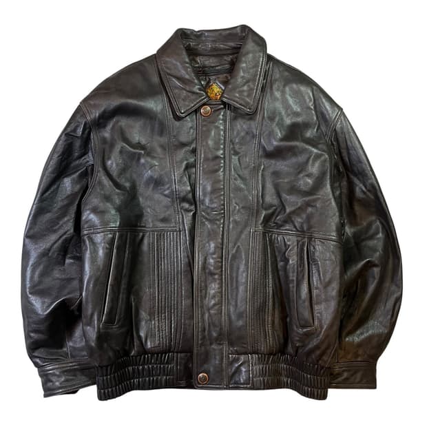 VINTAGE 빈티지 양가죽 봄버자켓