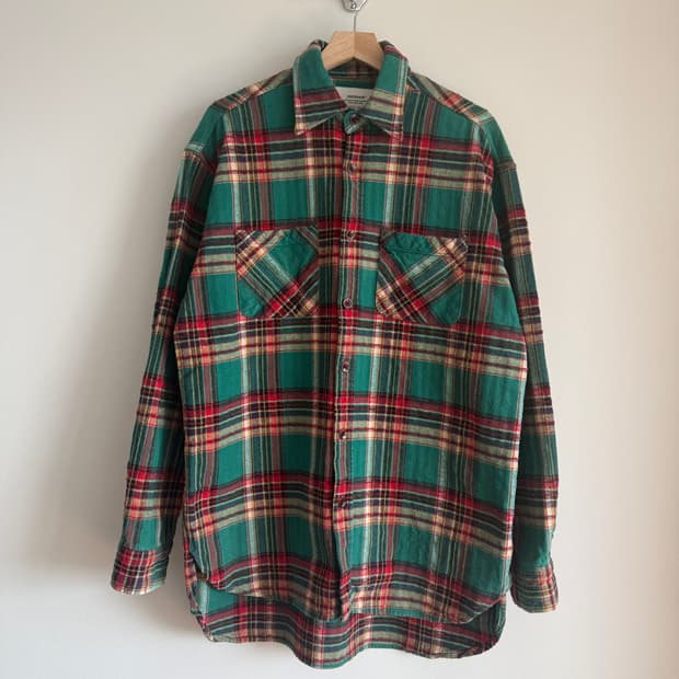 언더에어(UNDERAIR) 체크 셔츠