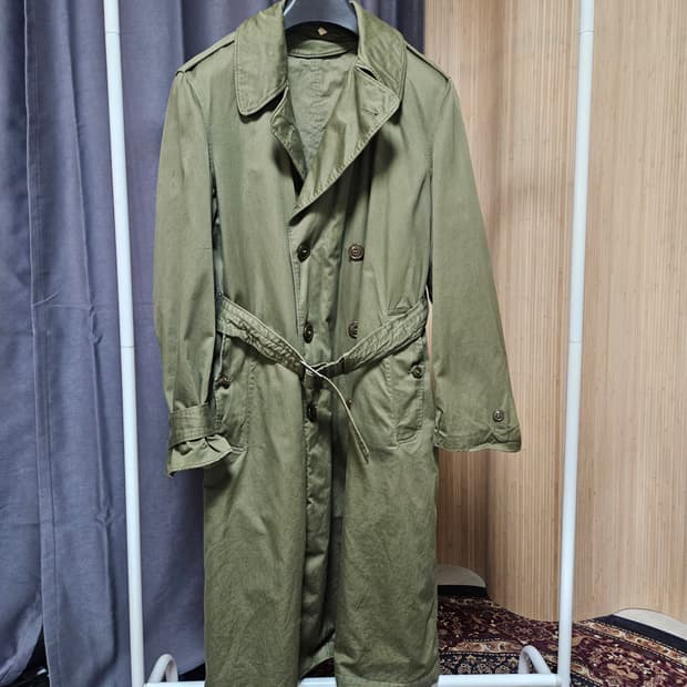 미군 us og-107 오버코트 밀리터리코트 (내피포함) 미디움 사이즈