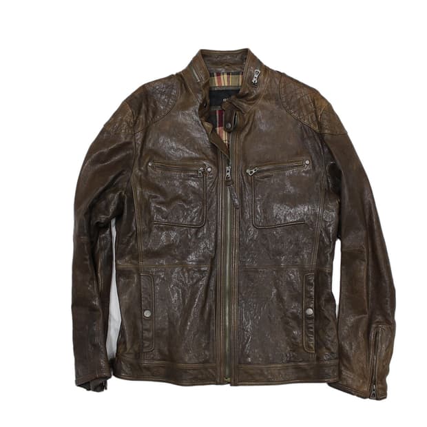 Series 시리즈 램스킨 싱글 레더 자켓