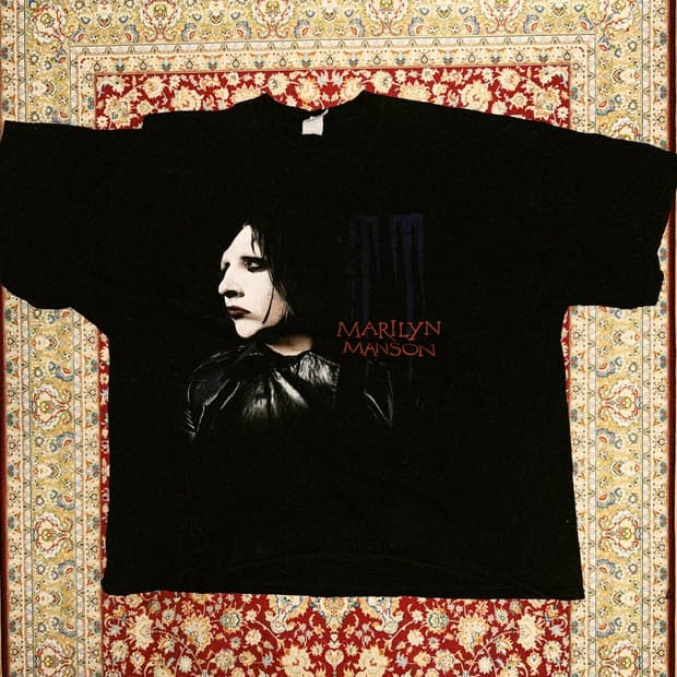 (3xl) vintage marilyn manson band tee