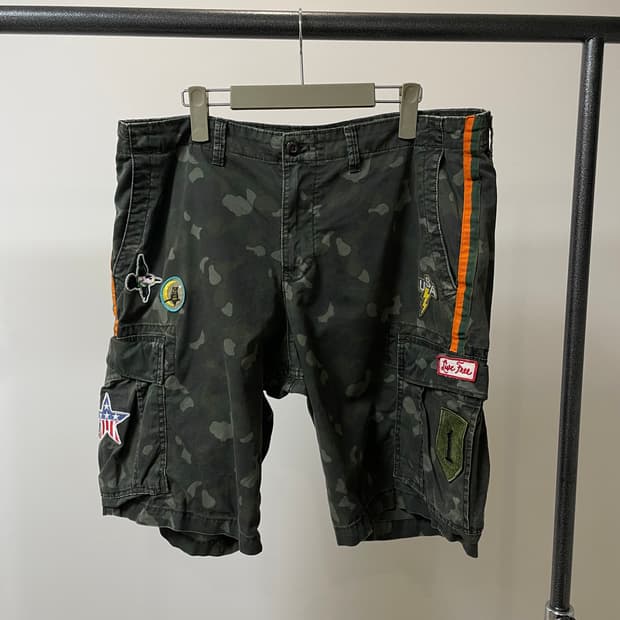 (36) Gap Khakis 갭 카키스 카모 패치 반바지