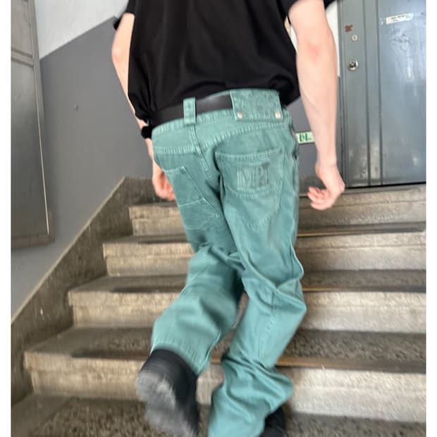 새상품 ) MPa CALF POCKET PANTS (EMERALD) M